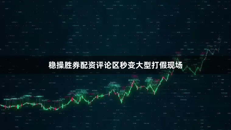 稳操胜券配资评论区秒变大型打假现场
